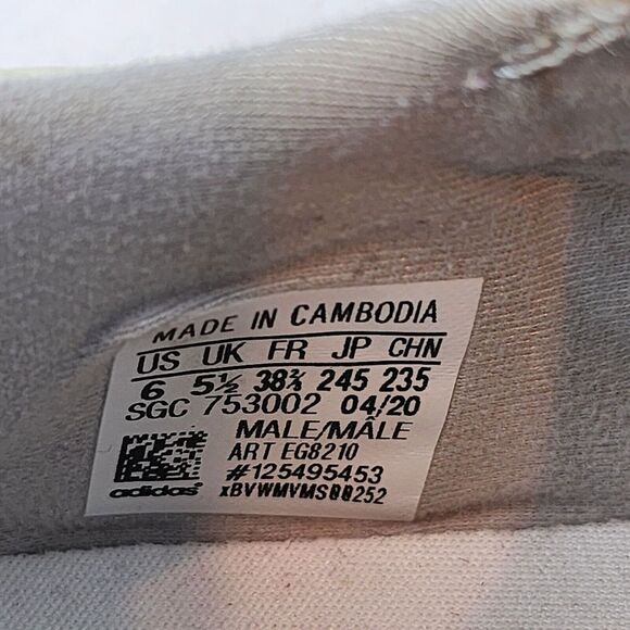 Adidas X Ghosted .3 Men's Size 6 TF Soccer Turf Shoes EG8210 White Gold 2020 - Picture 6 of 8